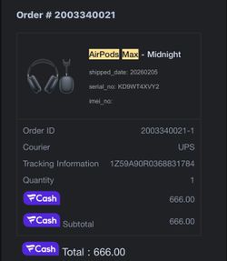 Apple AirPods Max (Midnight) – Brand New / Sealed