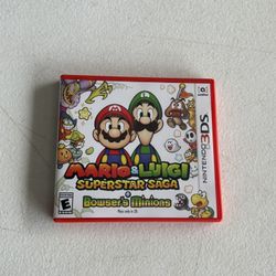 Nintendo 3DS Mario & Luigi Superstar Saga + Bowser’s Minions game