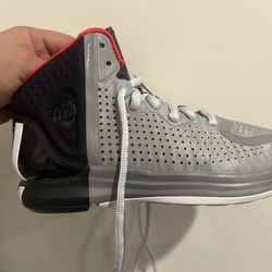 ADIDAS  D Rose 4 High-Top Sneakers - Grey 7 1/2