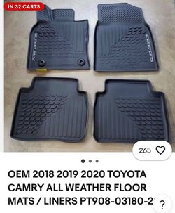 2018/2023 Camry floor matts