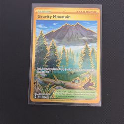 Pokemon Trainer Gravity Mountain Gold Card 250/191