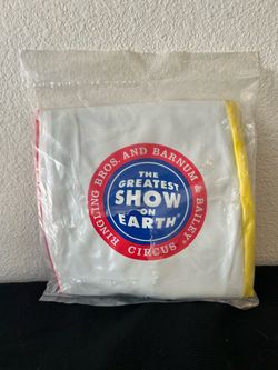 Ringling Bros. Plastic circus ball inflatable- never used