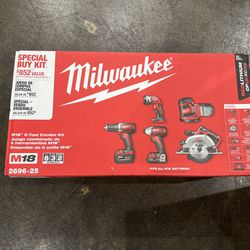 Milwaukee M18 Fuel 5 Tool Combo Kit