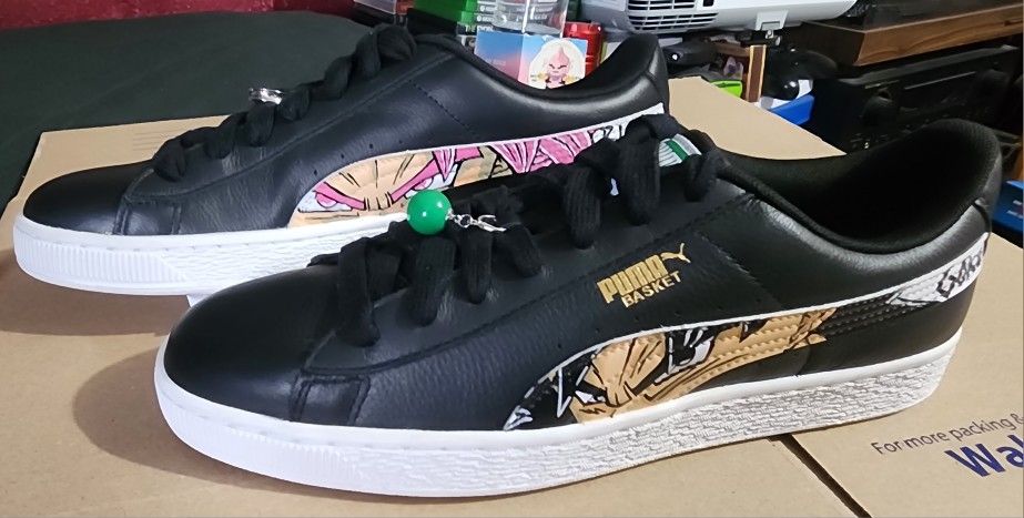 Puma Custom Dragon Ball Super Goku Black Sneakers