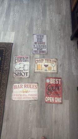 Bar signs