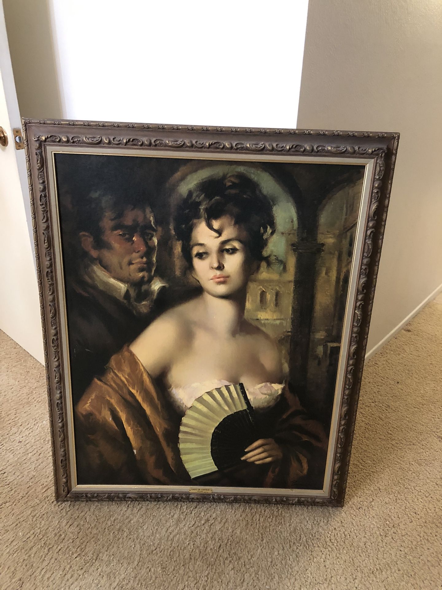 Lady of Castile Veg Large Puyet Print