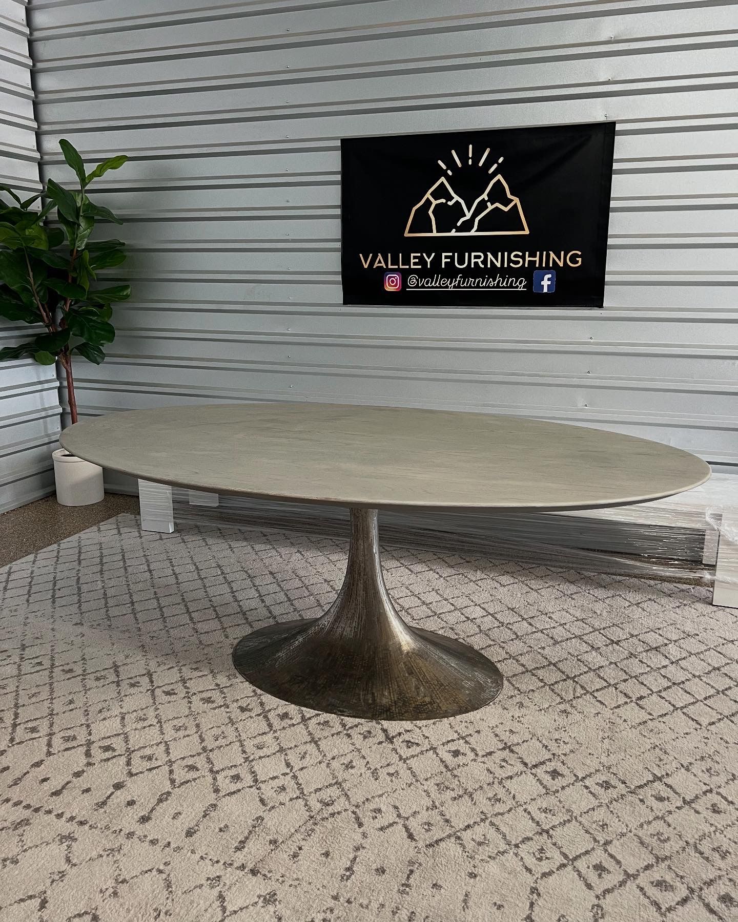 Restoration Hardware Oak Dining Table
