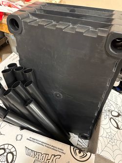Utility plastic shelf