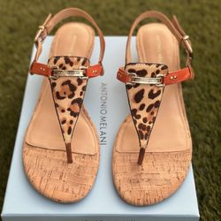 Antonio Melani Sandals Size 11, Used/Huaraches Tamaño 11