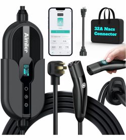 [Equipped with Nema 14-50 plug, Compatible with 110-120V Nema 5-15p to 14-50r EV Adapter(Not packaged) or the other EV Adapter Cable]: Suggest install