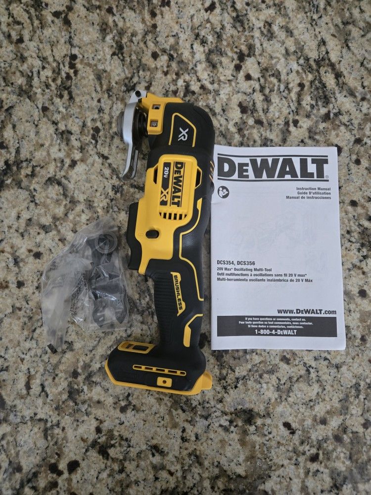 Dewalt 20 Volt Max XR Cordless Brushless 3 Speed Multi Tool Tool Only