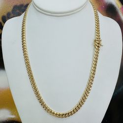 10k Semisolid Cuban Chain 