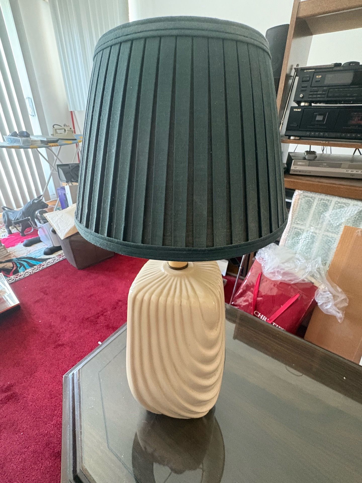 Ceramic Lamp with Lampshade