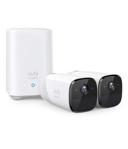 Eufy-Cam 2 Wireless Home Security Camera System | 1080p | No Monthly Fees | Indoor/Outdoor | White | T88411D1