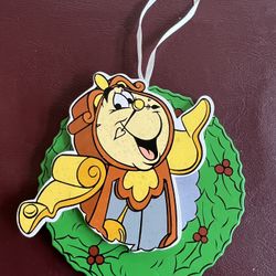 Disney Kurt Adler Ornaments Beauty and the Beast COGSWORTH  wooden ornament 