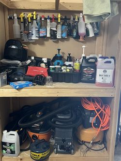 Rolling 8’ Garage Shelves