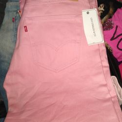 Levi's 501 Pink 32 By 30 New