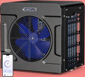 18,000 BTU Swimming Pool Heat Pump - for Above and In Ground Pools and Spas, ...