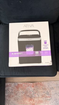 Ativa 6-Sheet Cross-Cut Shredder