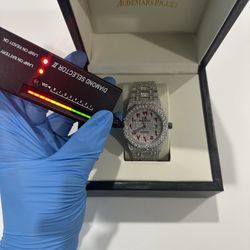 Red Arabic Dial Mens Luxury Watch