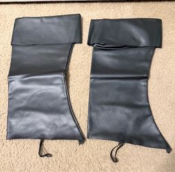 Adult boot covers for Pirate or Santa Costume