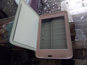HP Printer pink and white