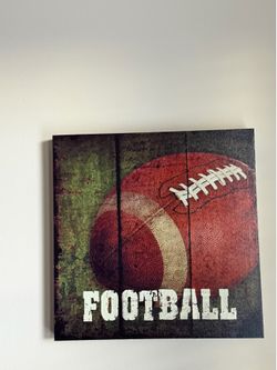 4-Piece Vintage Sports Canvas Wall Art Set – Perfect for Kids Room / Man Cave