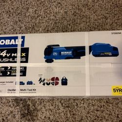  Kobalt 24V Max Brushless Oscillating Multi-Tool Kit Brand New Sealed
