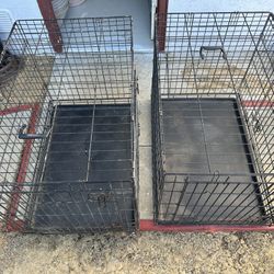 2 Dog Crates; 24” x 26” x 36”; Pre-owned
