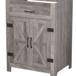 Farmhouse 24" Bathroom Vanitv Cabinet without Sink