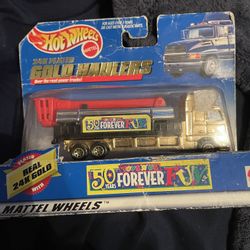 24k gold hot wheels truck