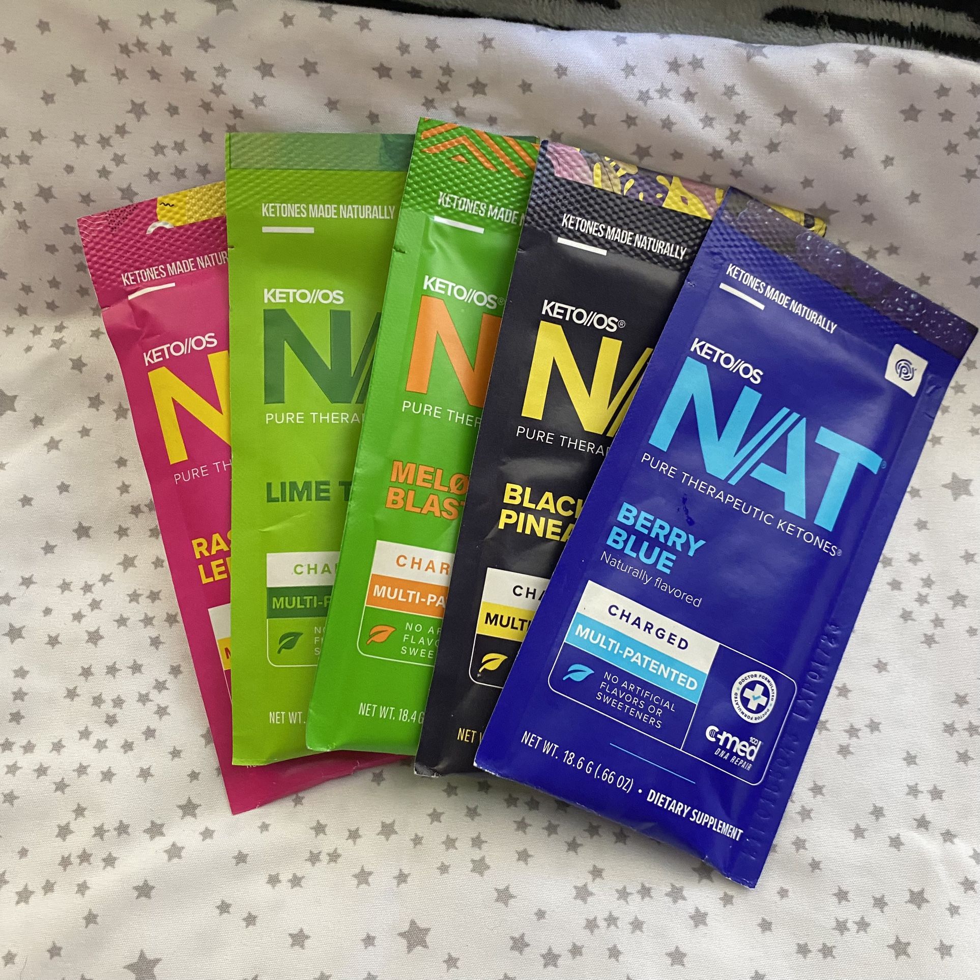 5 Pack Mix Match Sample Pack Of Nat Ketones