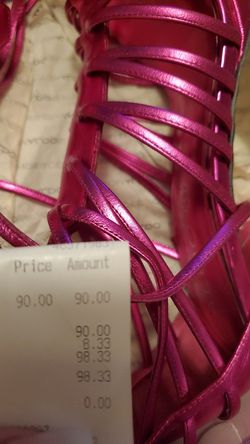 Used aldo cute pink heels