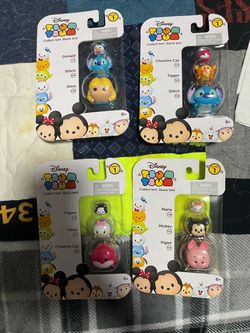 Disney tsum tsum collectibles come with three
