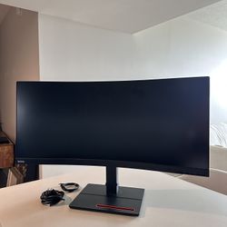 Lenovo T34w-20 34” Ultra-Wide QHD Monitor