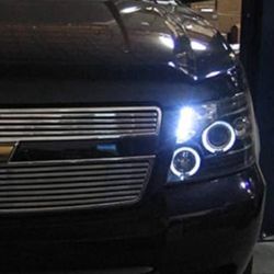 2007 2014 TAHOE AVALANCHE PROJECTOR HALO HEADLIGHTS.