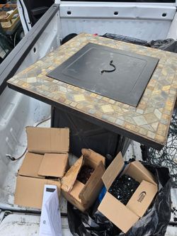 Hampton Bay Gas Fire Pit Table