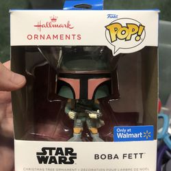 FUNKO STAR WARS BOBA FETT ORNAMENT WALMART EXCL