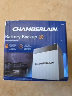 CHAMBERLAIN BATTERY BACKUP
