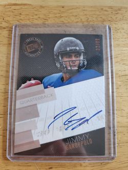 JIMMY GAROPPOLO Rookie Autograph Card