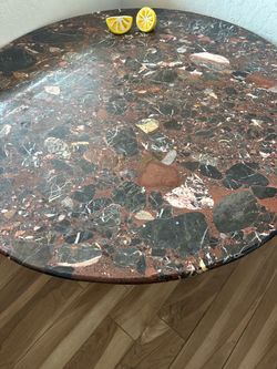 Round Terrazzo Marble Table Top