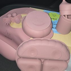 Silicone Baby/Toddler Plate Set