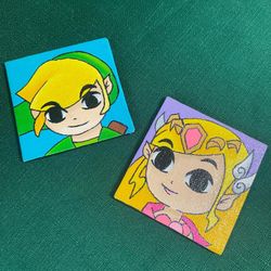 Zelda & Link Magnet Set