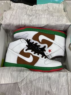 Brand New Nike Dunk High SB Premium Cali Size 10.5 Pecan/White 313171-201 "Cali"