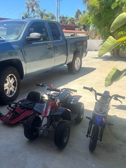 Razor quad, dirt bike and gocart