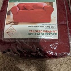 Burgundy Red Sofa Cover