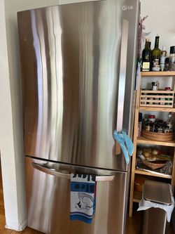LG fridge .