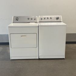 Heavy duty Whirlpool Super Capacity Plus Washer and electric dryer set delivery 