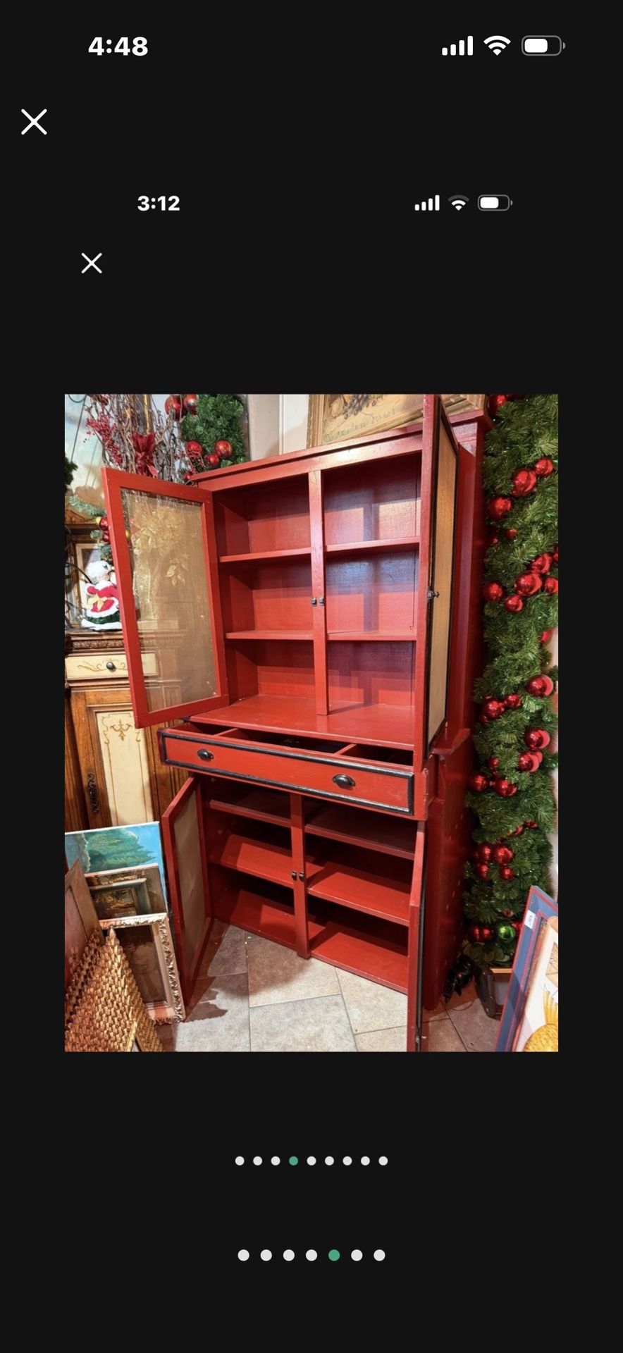 Antique Farmhouse Style Kitchen Pantry 43 Wide 20 Deep 76 Tall