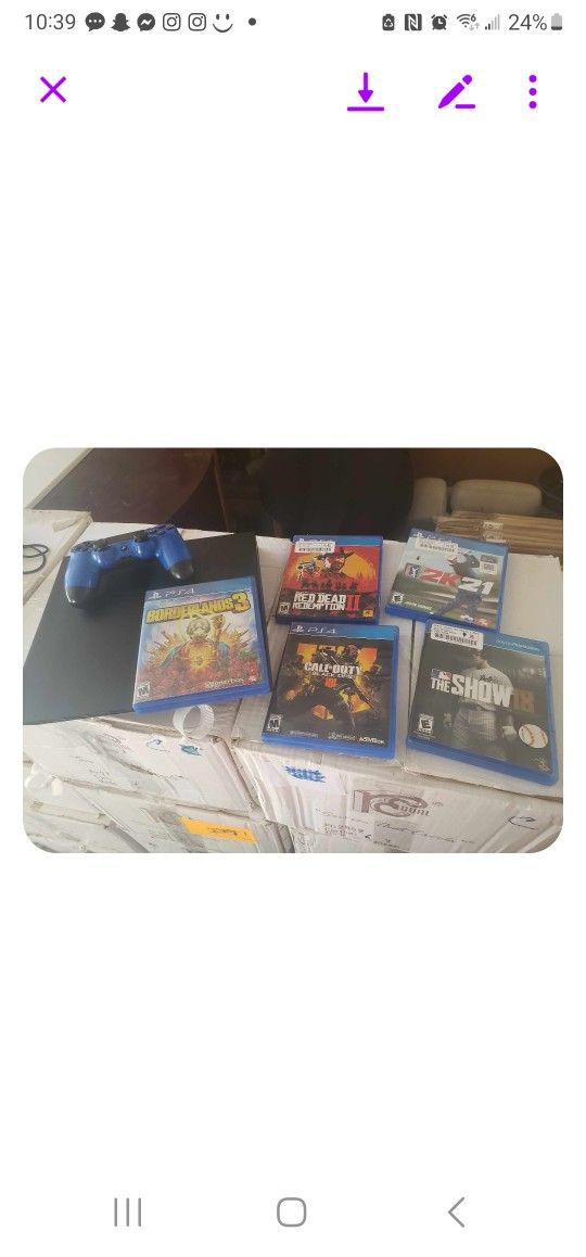 Ps4 With Games 